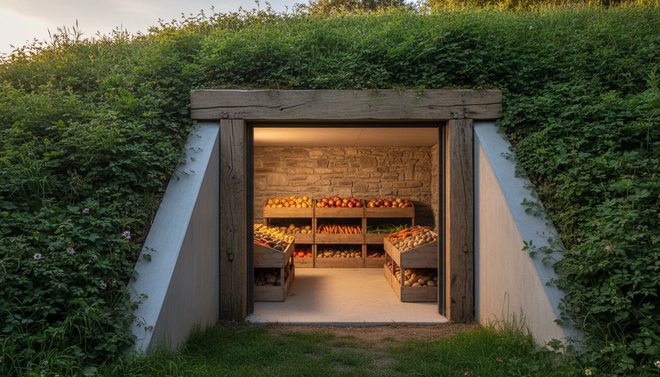 Przechowywanie zbiorów – jak zbudować nowoczesną ziemiankę do całorocznego przechowywania warzyw i owoców?