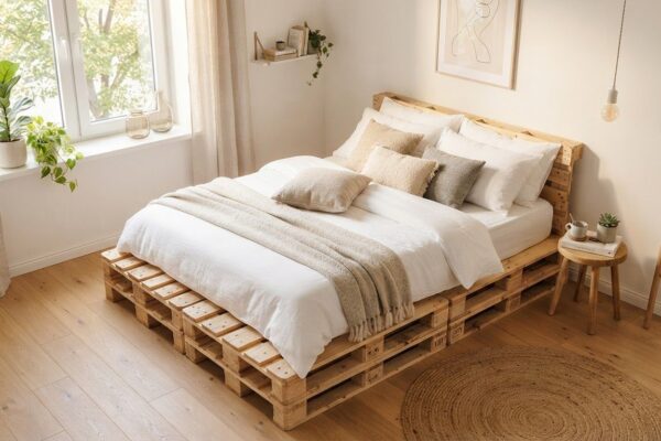 Jak zrobić łóżko z palet 140x200? Praktyczny poradnik DIY krok po kroku